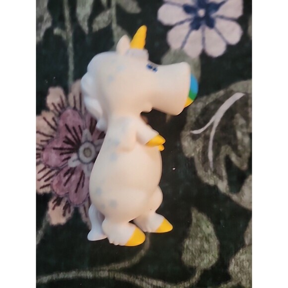 Hog Wild Unicorn Popper White With Rainbow Ball, Kids Play Toy, Plastic Unicorn - Picture 2 of 11